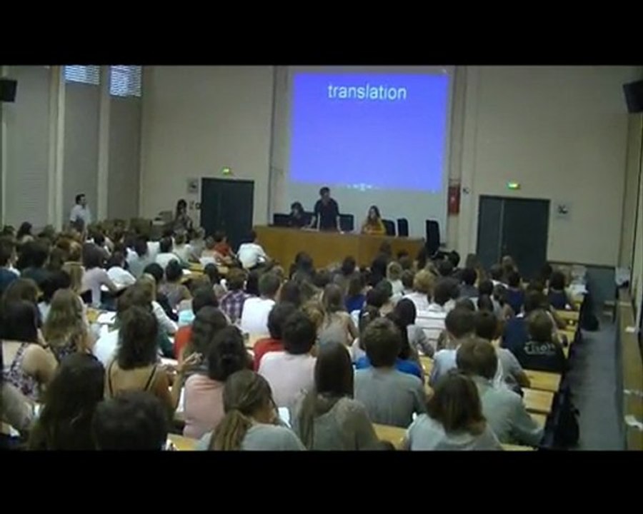Intégration 2011 : Discours de "Bienvenue"