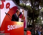 Rubalcaba pide el voto en Cataluña