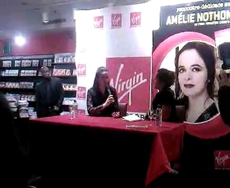 Nothomb Amélie Virgin PAris 2011