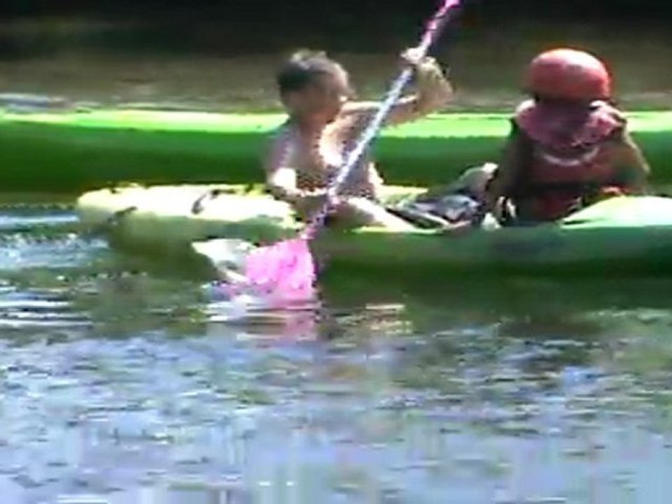 amélie et félix en canoe