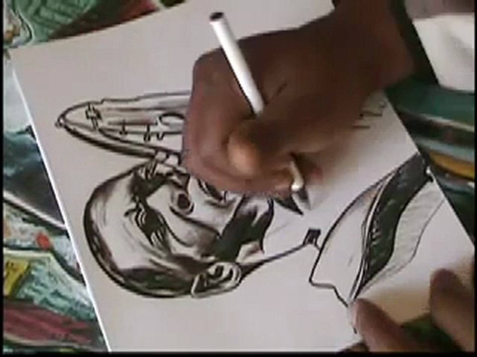 Atlanta Artist Corey Barksdale Speed Painting