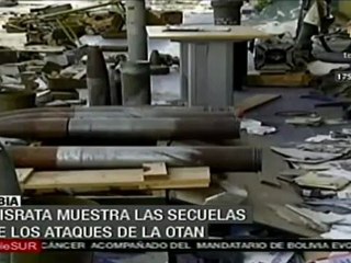Destrucción y vestigios en Misrata, tras ataques de OTAN