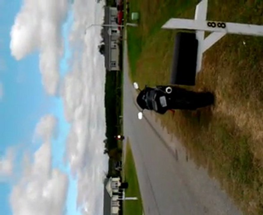 burnout on my gsxr 1000