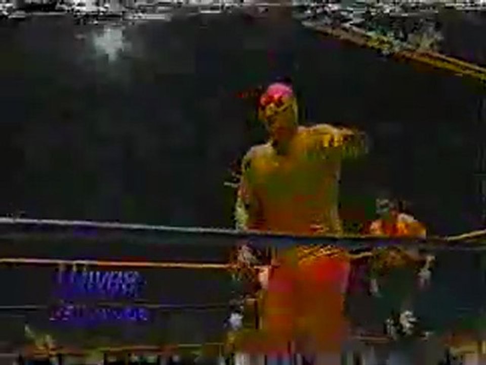 Mil Mascaras, Perro Aguayo Jr & Vampiro vs Canek, Cien Cara & Angel Blanco Jr.