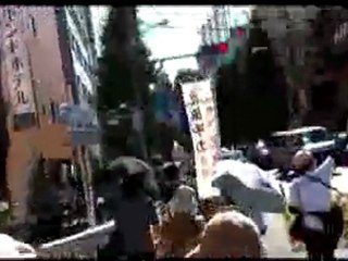 2011年9月18日「脱原発と平和を武蔵野市から進める市民の会」デモ。