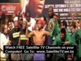 Mayweather Ortiz weigh-in  Gay act Gay Kiss ?