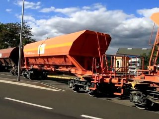 Refoulement d'une rame Colas-Rail