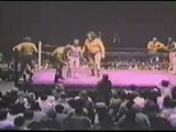Mil Mascaras, Andre the Giant & JYD vs Gino Hernandez, Tully Blanchard & Killer Khan.