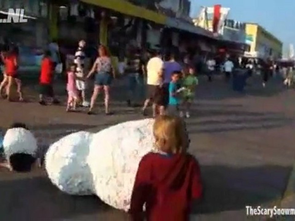 Scary Snowman Ruft KTFO Auf Jersey Shore Fail