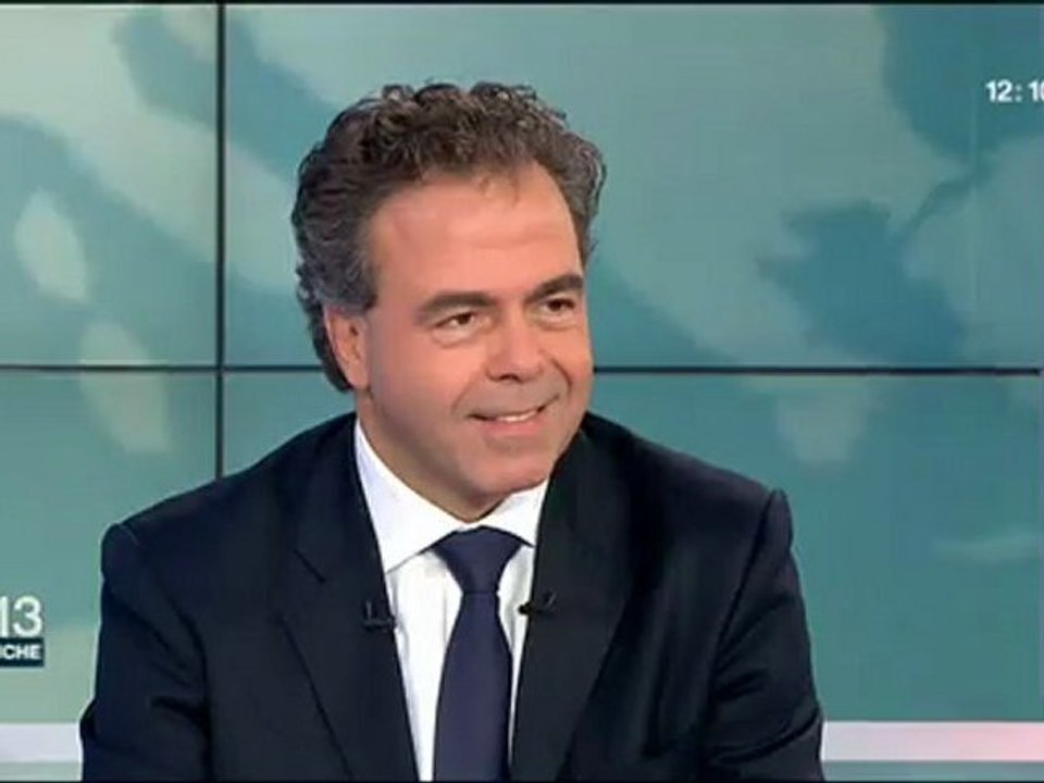 Luc Chatel invité du "12/13 Dimanche" sur France 3 - 18 septembre 2011