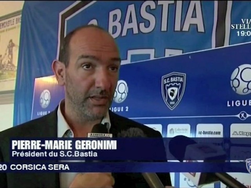 FR3 Via Stella - SC Bastia : Conférence de presse du 19/09/2011
