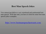 Numerous suggestions for Best man speeches in wedding ceremonies