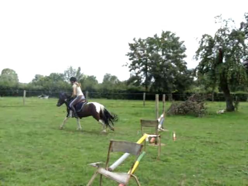 Ninika et Mélanie, ligne 2 obstacles