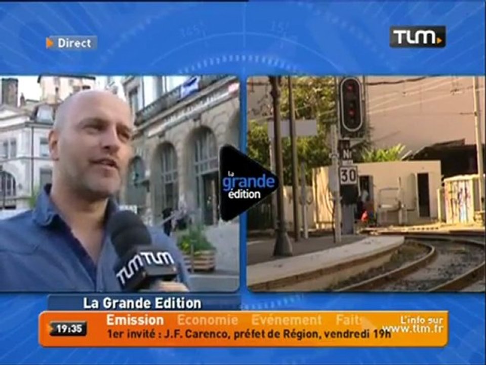 Interview sur TLM en direct Sud Rail Lyon