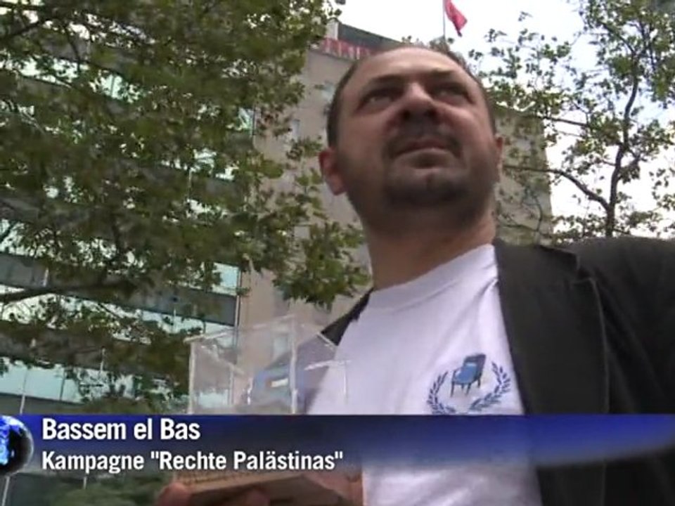 Welttournee: un-sessel für palästinenser wirbt um aufnahme