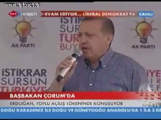 AK PARTİ ÇORUM MİTİNG'DEN BİR BÖLÜM