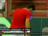 Argentina y España disputarán final de Copa Davis