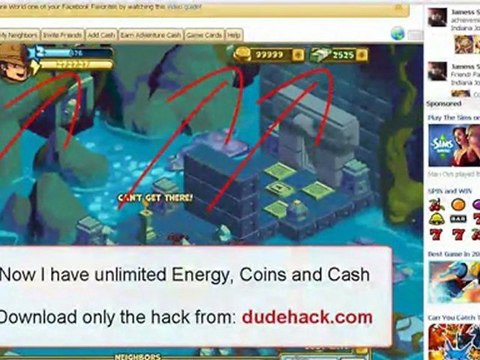 Adventure World Hack-Coins+Cash+Energy Hack (Adventure World Zynga Cheats and Hacks)