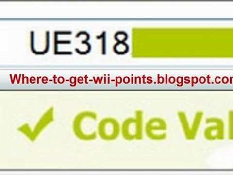 Wii Points Code Generator 2.0 Working Update 2011 FULL Version
