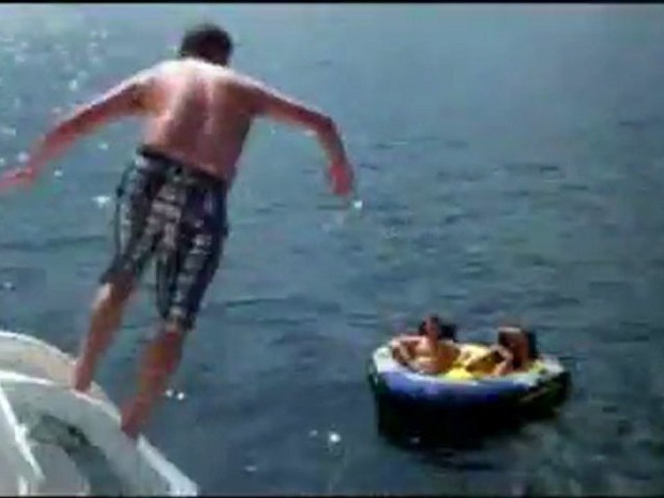 Hausboot Slide Surf Fail