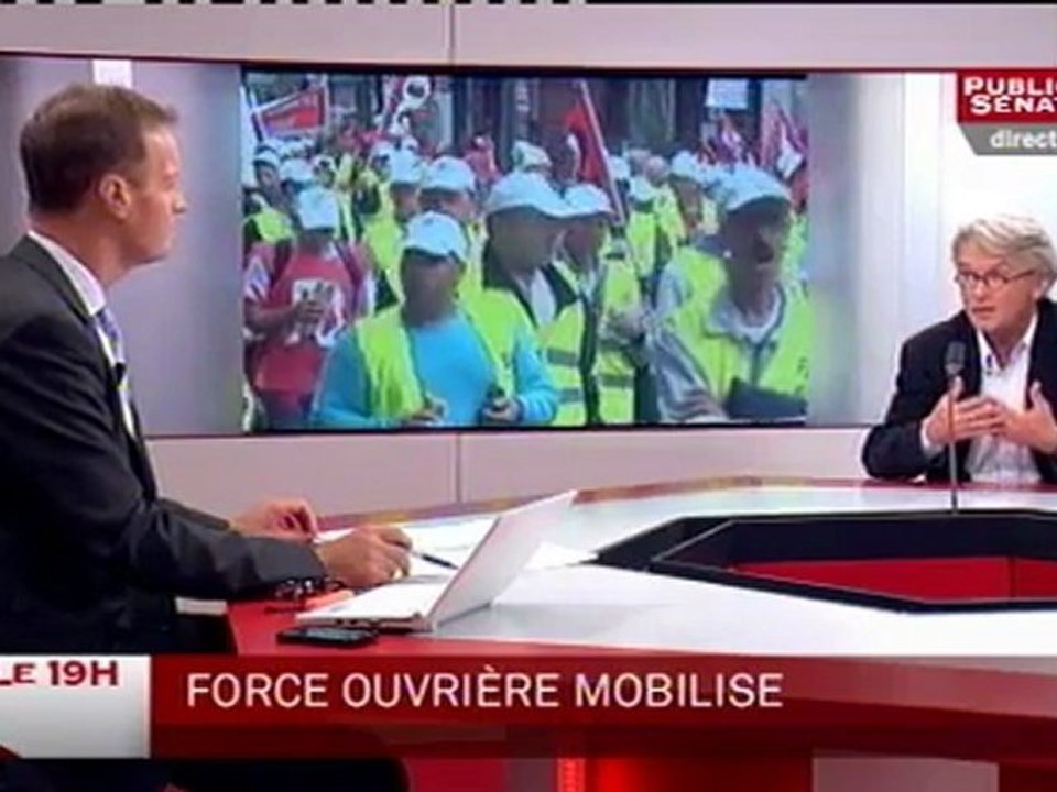 Jean-Claude Mailly sur Public Sénat - 19/09/2011