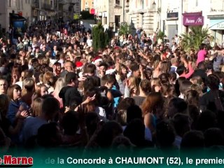 Première flashmob en haute Marne (CHAUMONT)