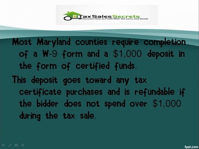 Maryland Tax Liens