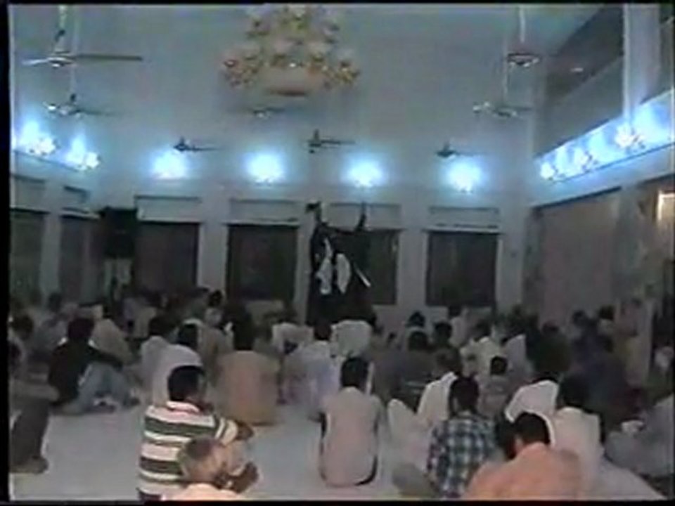 علامہ سید آلِ احمد بلگرامی ، بمقام امام بارگاہ دربارِ حسینی حسین آباد ملیر