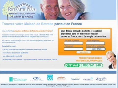 Aide gratuite dans la recherche d'un établissement pour seniors