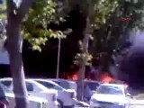 Ankara'daki patlama anı cep telefonu kamerasında