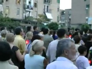 Interviste fiaccolata Don Aniello Manganiello