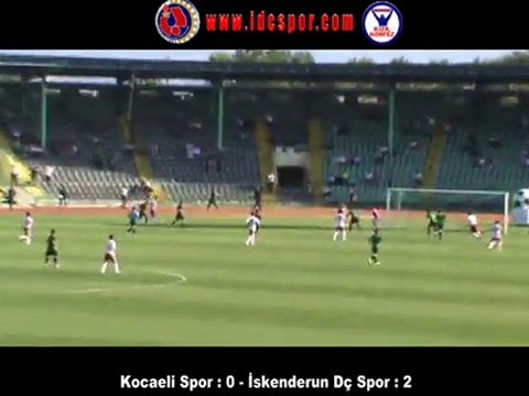 Kocaeli Spor 0 - İskenderun Dç Spor 2 [Özet]