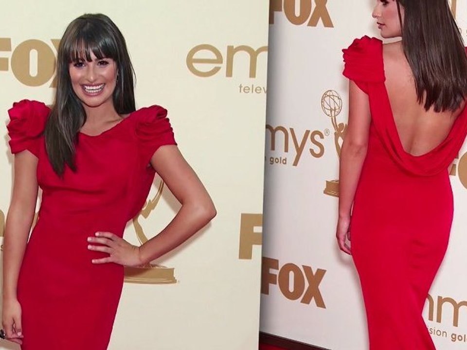 Heiße rote fashion bei den emmys