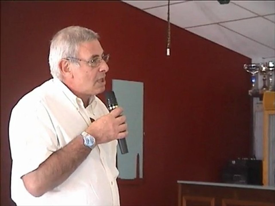 Repas AGEN DEMAIN 2011 - Discours d'Alain Veyret