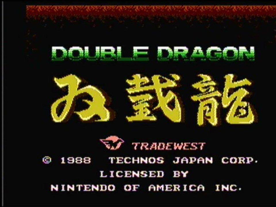 ALEXDUQUEBEC Double Dragon ( Nintendo ) Retro Test