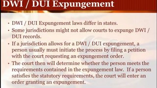 El Paso DWI Attorney Defines Expungement and its Importance