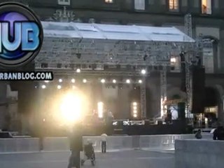 Napoli - Palco concerto Capodanno 2011