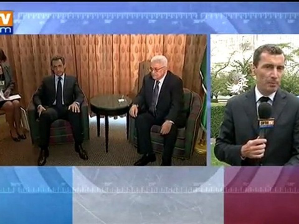 Etat Palestine à l’ONU : Sarkozy rencontre Abbas