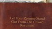 Resume / CV online sources; DIY resume templates