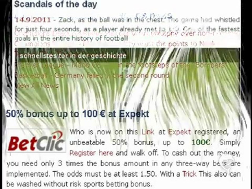 Sportwettenbonus