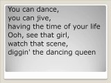 Dancing Queen with Lyrics