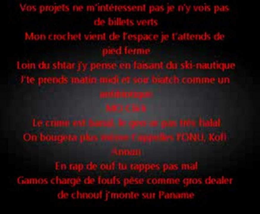 Booba - Paname (Paroles Officielles) Exclu Autopsie Vol.4