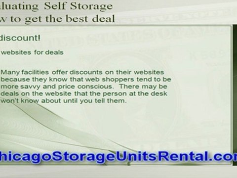 Chicago Storage Units Rental