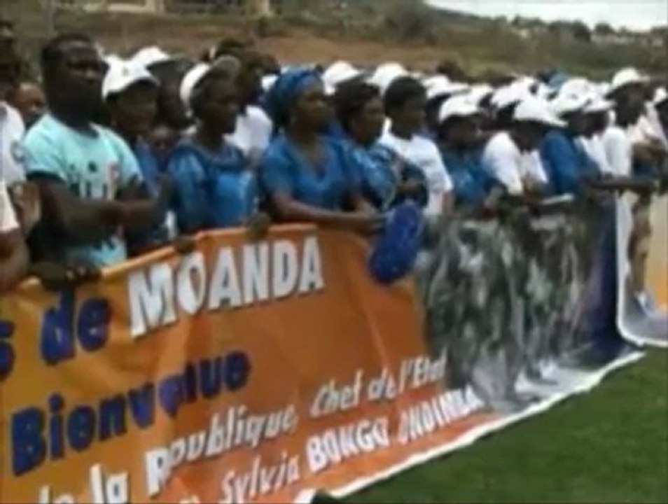 Le Président à Moanda