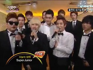 110805 Music Bank Backstage - Super Junior