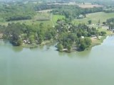 Vue Aerienne Camping Gers Midi-Pyrenees lac de l'uby