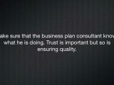 business plan consulting services