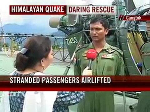 Dramatic rescue in quake-hit Sikkim