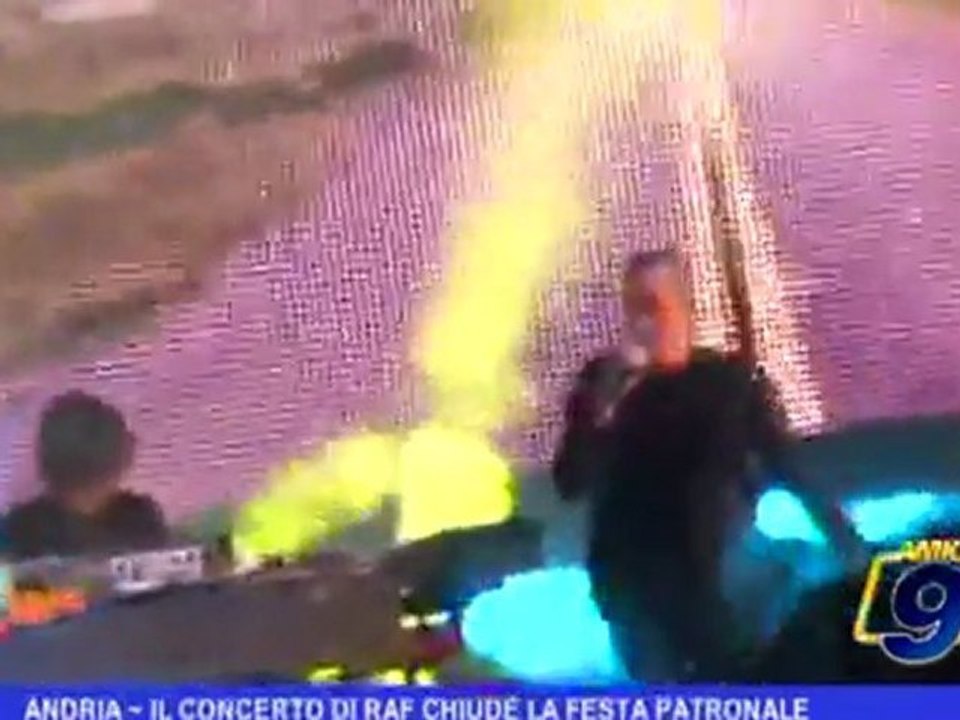 Andria  | Il concerto di Raf chiude la festa patronale