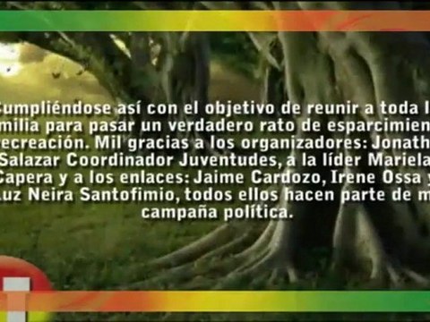 Susana Portela y el concurso de cometas en el barrio la Paz